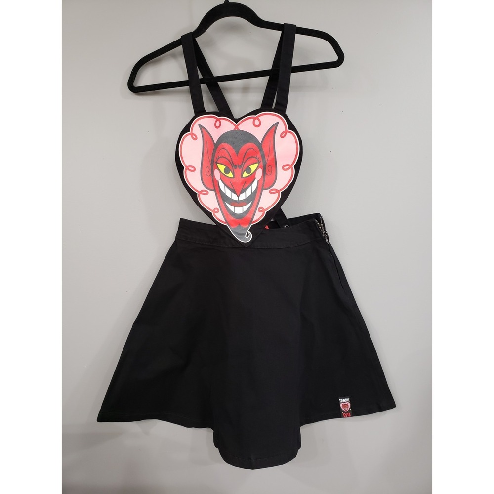 NEW SMALL Killstar x Powerpuff Girls dress‎ HIM OH SO PRETTY denim overalls